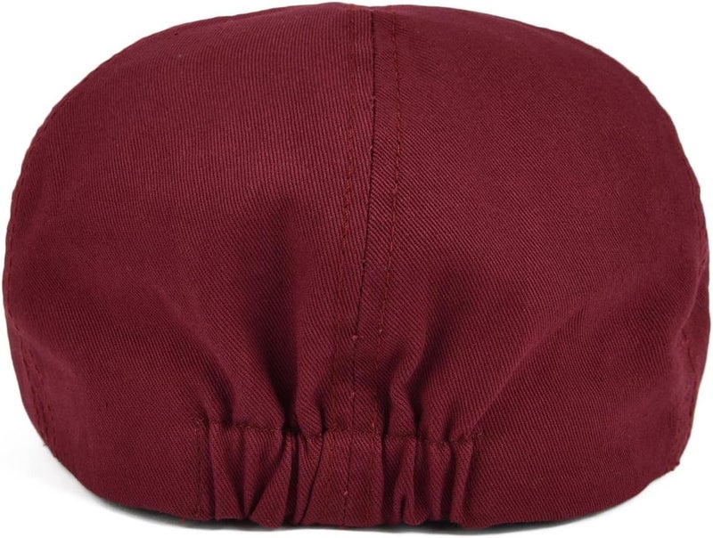 VOBOOM Cotton Flat Cabbie Hat Gatsby Ivy Irish Hunting Newsboy Cap - Image 4